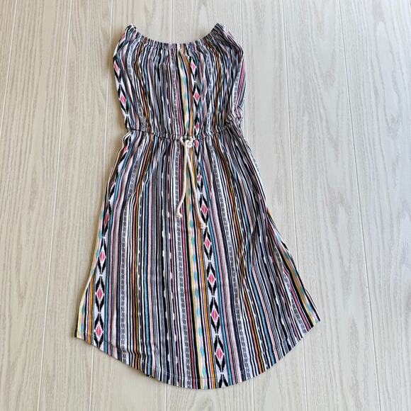 Ocean Drive Women’s Multicolor Striped Strapless Minidress XS/S - Picture 1 of 5